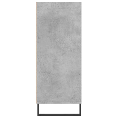 Highboard Betongrau 57x35x90 cm Holzwerkstoff - Pazzar.ch