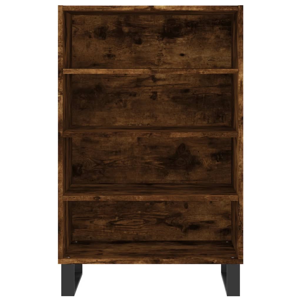 Highboard Räuchereiche 57x35x90 cm Holzwerkstoff - Pazzar.ch