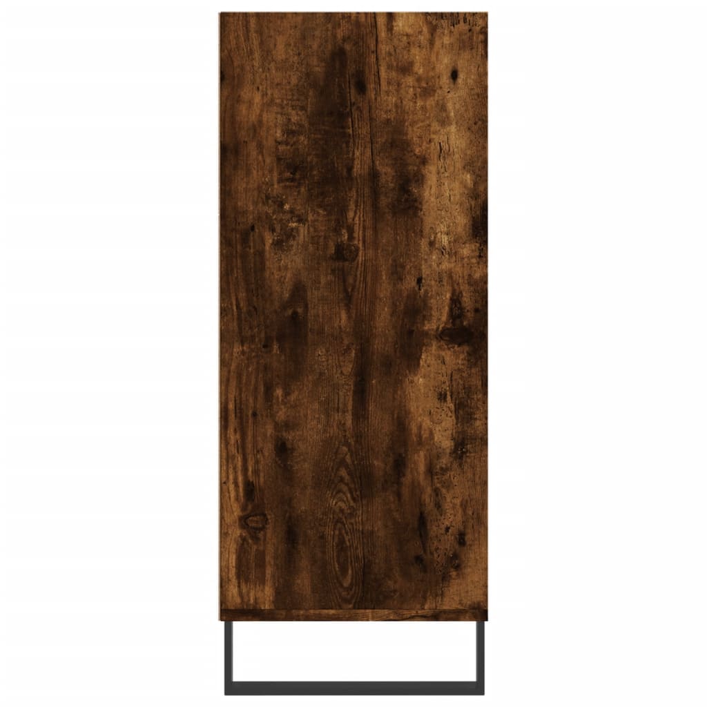 Highboard Räuchereiche 57x35x90 cm Holzwerkstoff - Pazzar.ch