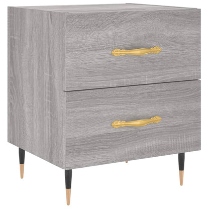 Nachttisch Grau Sonoma 40x35x47,5 cm Holzwerkstoff - Pazzar.ch