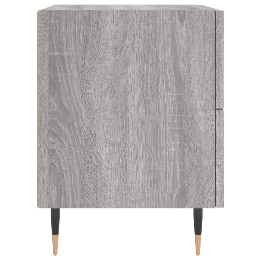 Nachttisch Grau Sonoma 40x35x47,5 cm Holzwerkstoff - Pazzar.ch