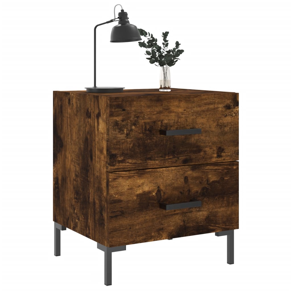 Nachttisch Räuchereiche 40x35x47,5 cm Holzwerkstoff - Pazzar.ch