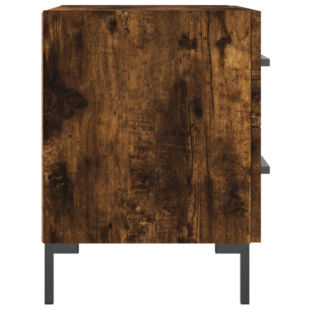 Nachttisch Räuchereiche 40x35x47,5 cm Holzwerkstoff - Pazzar.ch