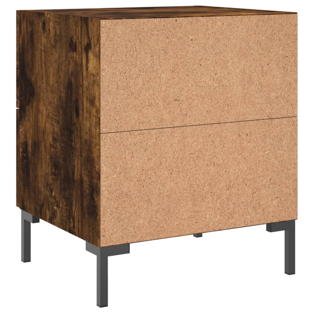 Nachttisch Räuchereiche 40x35x47,5 cm Holzwerkstoff - Pazzar.ch