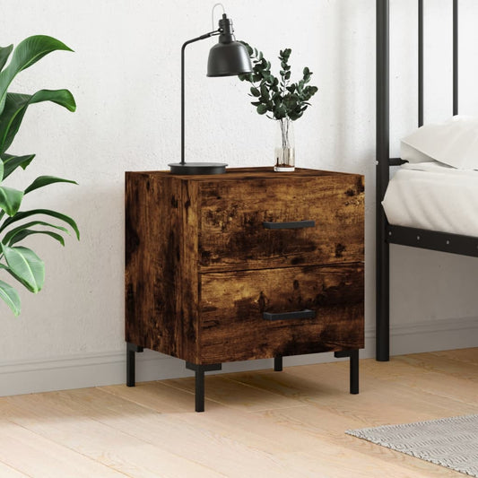 Nachttisch Räuchereiche 40x35x47,5 cm Holzwerkstoff - Pazzar.ch