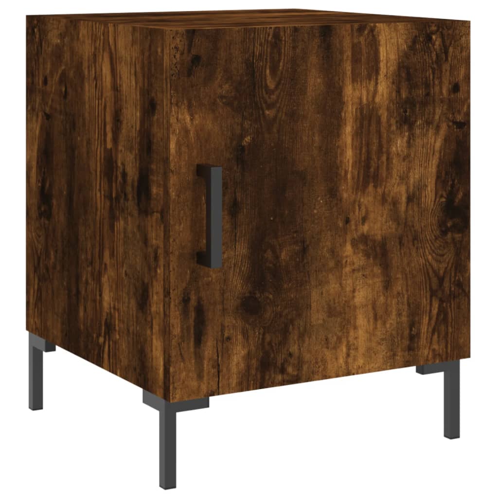 Nachttisch Räuchereiche 40x40x50 cm Holzwerkstoff - Pazzar.ch