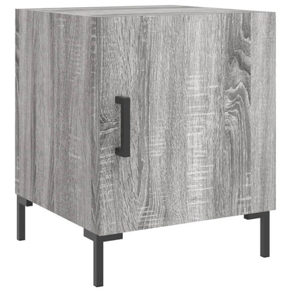 Nachttisch Grau Sonoma 40x40x50 cm Holzwerkstoff - Pazzar.ch