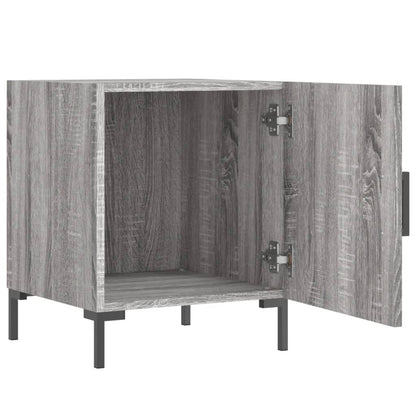 Nachttisch Grau Sonoma 40x40x50 cm Holzwerkstoff - Pazzar.ch