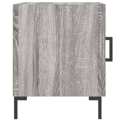 Nachttisch Grau Sonoma 40x40x50 cm Holzwerkstoff - Pazzar.ch