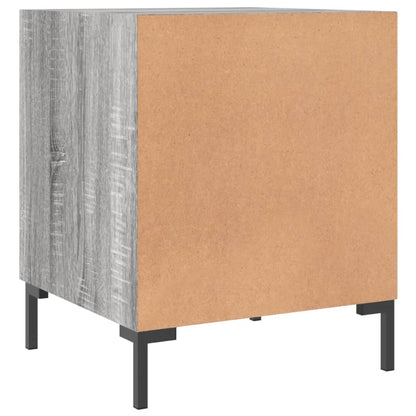 Nachttisch Grau Sonoma 40x40x50 cm Holzwerkstoff - Pazzar.ch