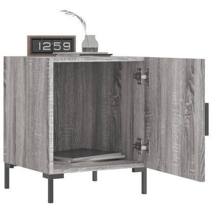 Nachttisch Grau Sonoma 40x40x50 cm Holzwerkstoff - Pazzar.ch