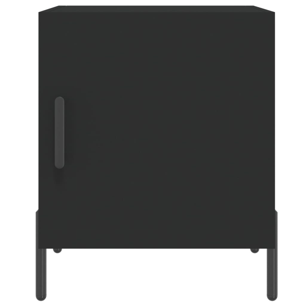 Nachttische 2 Stk. Schwarz 40x40x50 cm Holzwerkstoff - Pazzar.ch