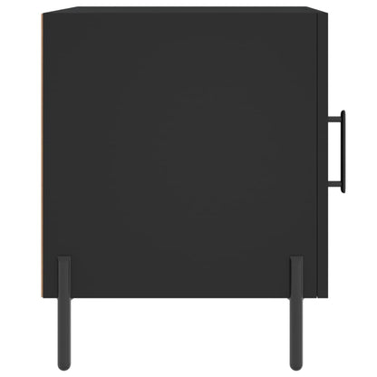 Nachttische 2 Stk. Schwarz 40x40x50 cm Holzwerkstoff - Pazzar.ch