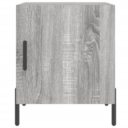 Nachttische 2 Stk. Grau Sonoma 40x40x50 cm Holzwerkstoff - Pazzar.ch