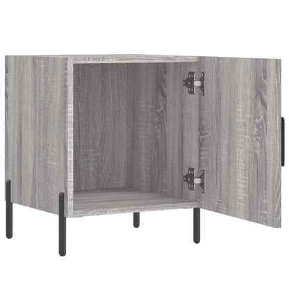 Nachttische 2 Stk. Grau Sonoma 40x40x50 cm Holzwerkstoff - Pazzar.ch