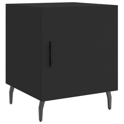 Nachttisch Schwarz 40x40x50 cm Holzwerkstoff - Pazzar.ch