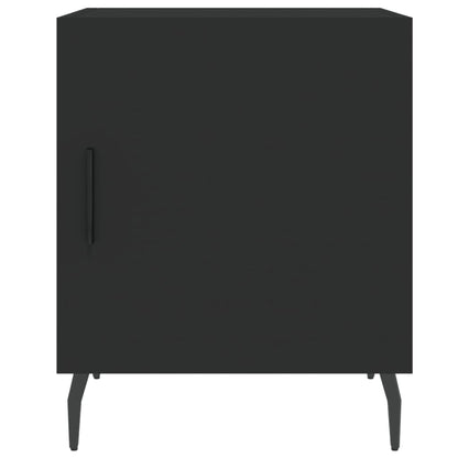 Nachttisch Schwarz 40x40x50 cm Holzwerkstoff - Pazzar.ch