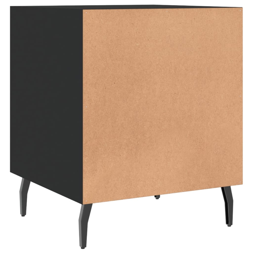 Nachttisch Schwarz 40x40x50 cm Holzwerkstoff - Pazzar.ch