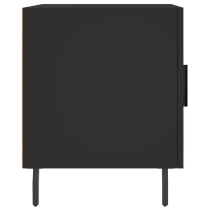 Nachttische 2 Stk. Schwarz 40x40x50 cm Holzwerkstoff - Pazzar.ch