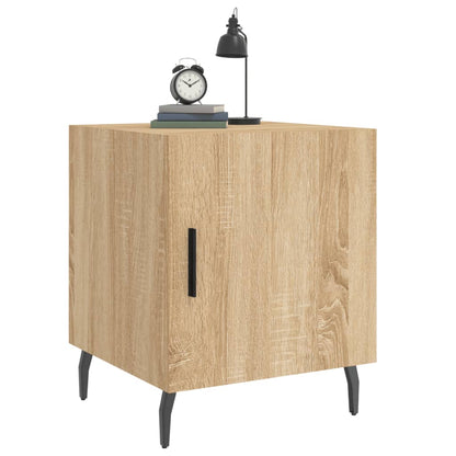 Nachttische 2 Stk. Sonoma-Eiche 40x40x50 cm Holzwerkstoff - Pazzar.ch