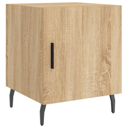 Nachttische 2 Stk. Sonoma-Eiche 40x40x50 cm Holzwerkstoff - Pazzar.ch