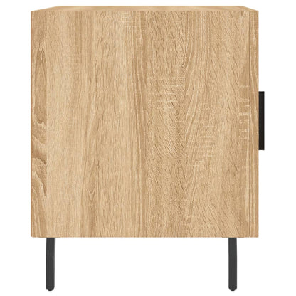 Nachttische 2 Stk. Sonoma-Eiche 40x40x50 cm Holzwerkstoff - Pazzar.ch