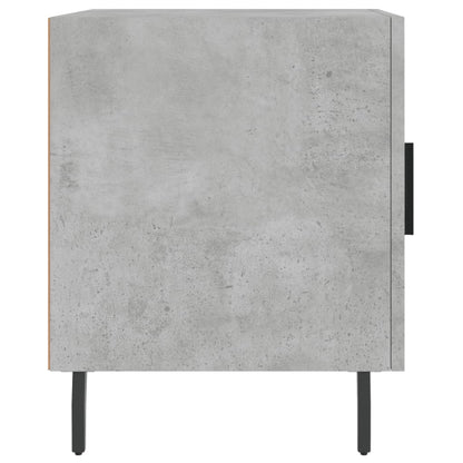 Nachttisch Betongrau 40x40x50 cm Holzwerkstoff - Pazzar.ch