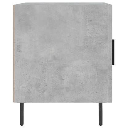 Nachttische 2 Stk. Betongrau 40x40x50 cm Holzwerkstoff - Pazzar.ch