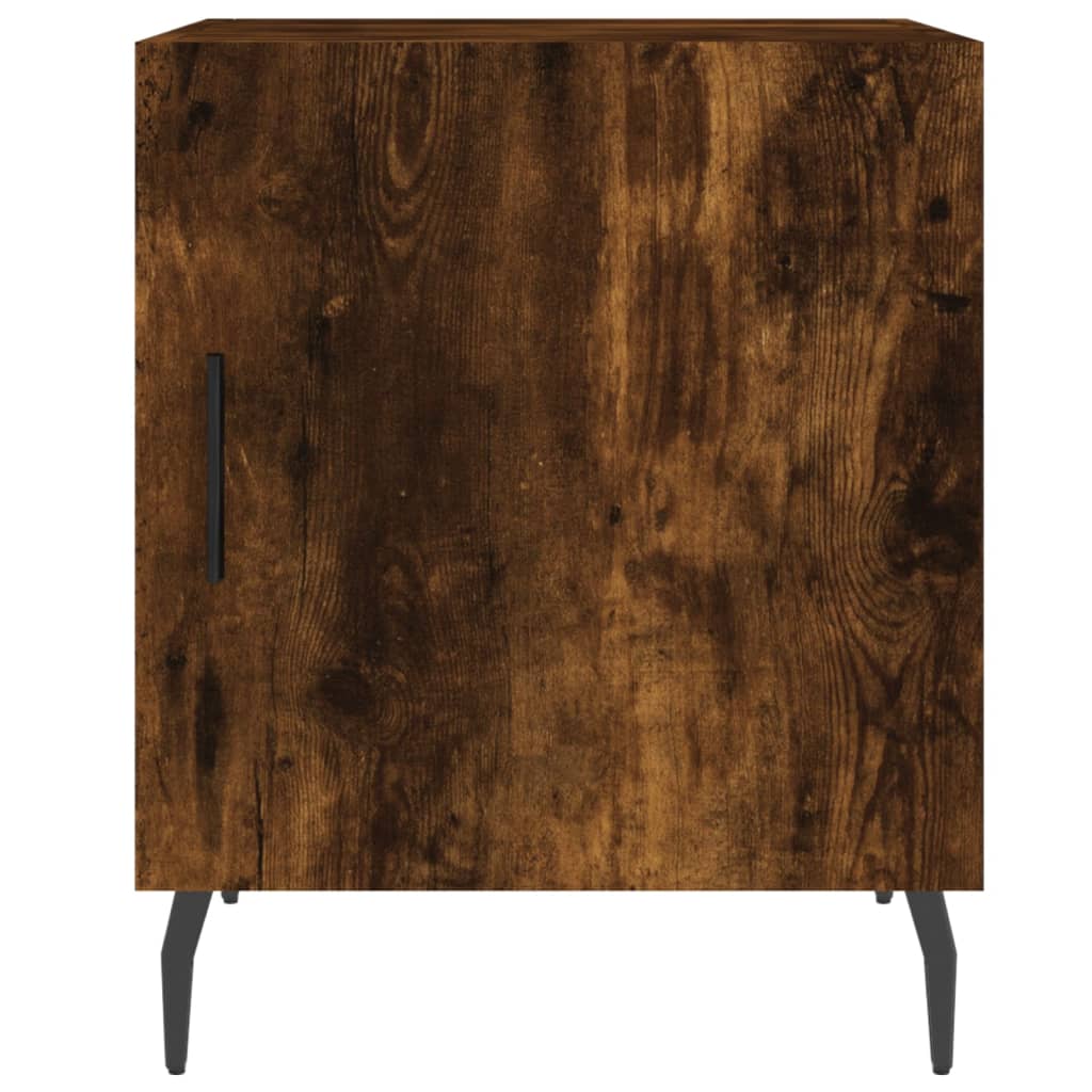 Nachttisch Räuchereiche 40x40x50 cm Holzwerkstoff - Pazzar.ch