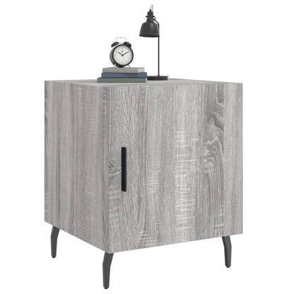 Nachttische 2 Stk. Grau Sonoma 40x40x50 cm Holzwerkstoff - Pazzar.ch