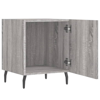 Nachttische 2 Stk. Grau Sonoma 40x40x50 cm Holzwerkstoff - Pazzar.ch