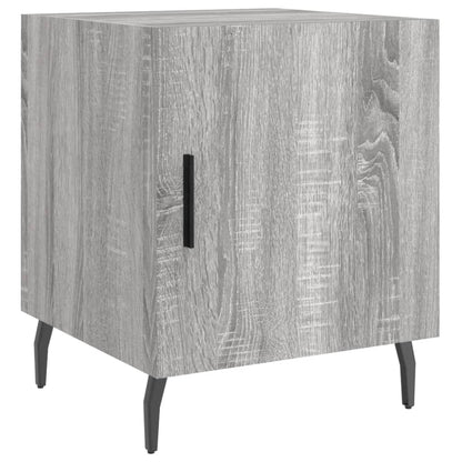 Nachttische 2 Stk. Grau Sonoma 40x40x50 cm Holzwerkstoff - Pazzar.ch