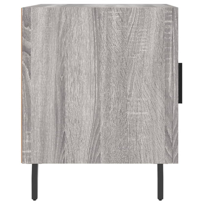 Nachttische 2 Stk. Grau Sonoma 40x40x50 cm Holzwerkstoff - Pazzar.ch
