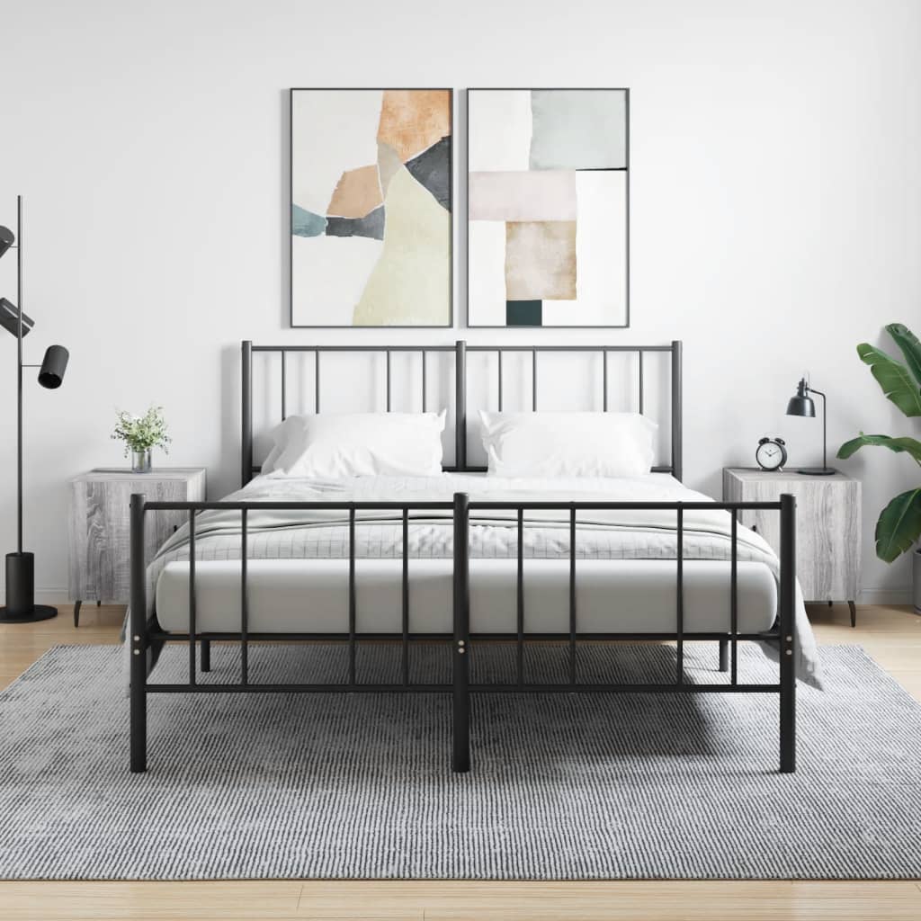 Nachttische 2 Stk. Grau Sonoma 40x40x50 cm Holzwerkstoff - Pazzar.ch