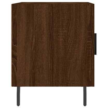 Nachttische 2 Stk. Braun Eichen-Optik 40x40x50 cm Holzwerkstoff - Pazzar.ch