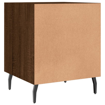 Nachttische 2 Stk. Braun Eichen-Optik 40x40x50 cm Holzwerkstoff - Pazzar.ch