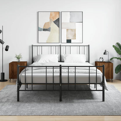 Nachttische 2 Stk. Braun Eichen-Optik 40x40x50 cm Holzwerkstoff - Pazzar.ch