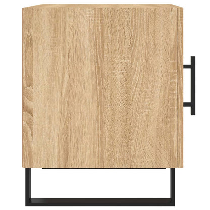 Nachttische 2 Stk. Sonoma-Eiche 40x40x50 cm Holzwerkstoff - Pazzar.ch