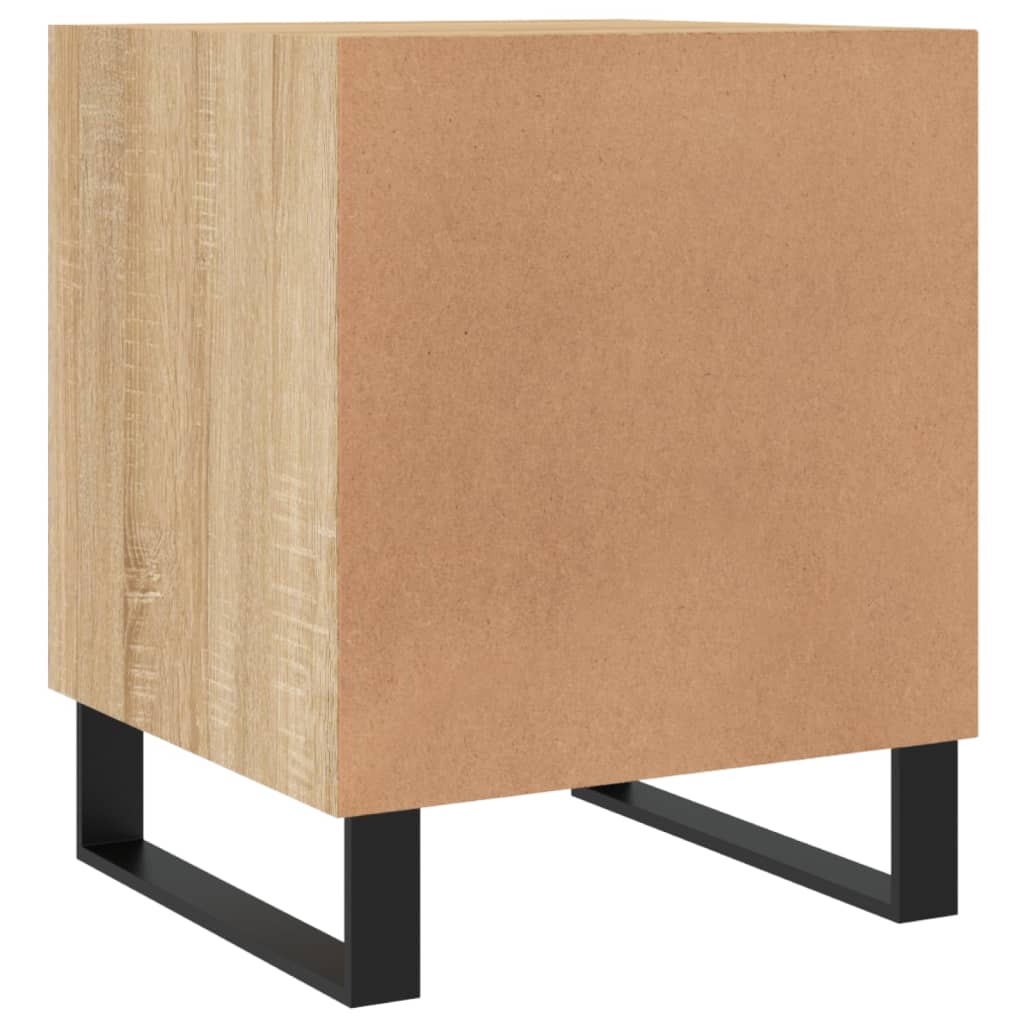 Nachttische 2 Stk. Sonoma-Eiche 40x40x50 cm Holzwerkstoff - Pazzar.ch