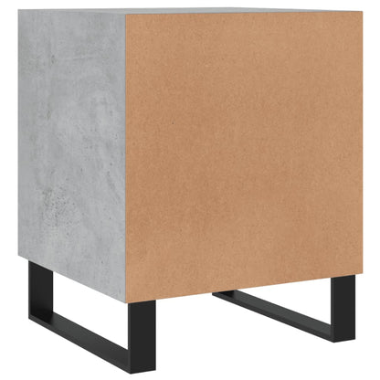 Nachttische 2 Stk. Betongrau 40x40x50 cm Holzwerkstoff - Pazzar.ch
