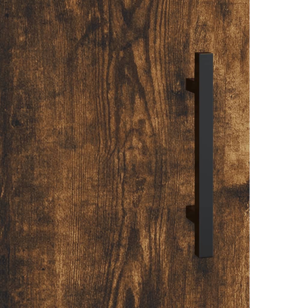 Nachttische 2 Stk. Räuchereiche 40x40x50 cm Holzwerkstoff - Pazzar.ch