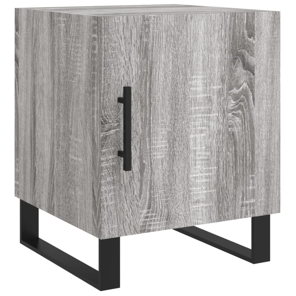 Nachttisch Grau Sonoma 40x40x50 cm Holzwerkstoff - Pazzar.ch