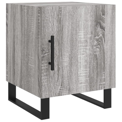 Nachttisch Grau Sonoma 40x40x50 cm Holzwerkstoff - Pazzar.ch