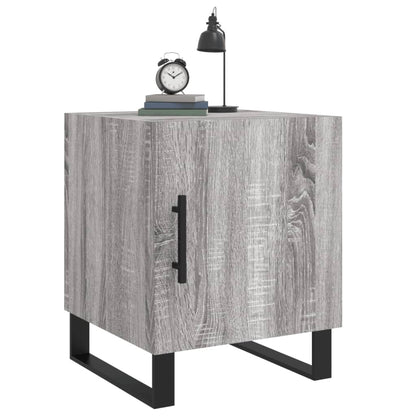 Nachttisch Grau Sonoma 40x40x50 cm Holzwerkstoff - Pazzar.ch