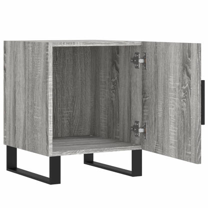 Nachttisch Grau Sonoma 40x40x50 cm Holzwerkstoff - Pazzar.ch