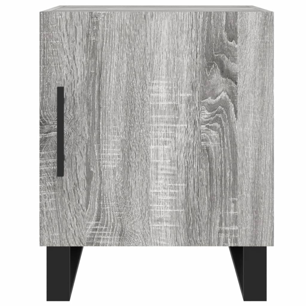 Nachttisch Grau Sonoma 40x40x50 cm Holzwerkstoff - Pazzar.ch