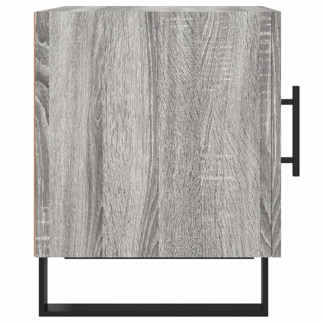 Nachttisch Grau Sonoma 40x40x50 cm Holzwerkstoff - Pazzar.ch