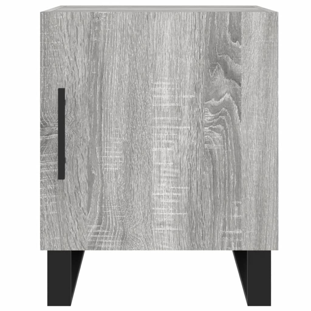 Nachttische 2 Stk. Grau Sonoma 40x40x50 cm Holzwerkstoff - Pazzar.ch