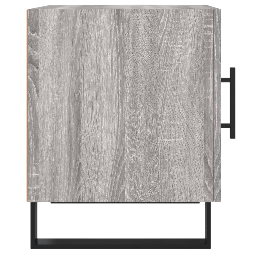 Nachttische 2 Stk. Grau Sonoma 40x40x50 cm Holzwerkstoff - Pazzar.ch