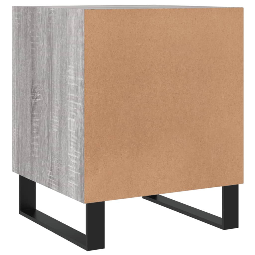 Nachttische 2 Stk. Grau Sonoma 40x40x50 cm Holzwerkstoff - Pazzar.ch